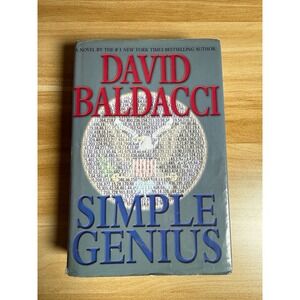 David Baldacci Simple Genius Paperback Novel Thriller Mystery Book
